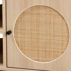 Ardon Bohemian Wood And Metal 2 Door Natural Rattan TV Stand For TVs Up To 40" Light Brown/Black - Baxton Studio 11 Ardon Bohemian Wood And Metal 2 Door Natural Rattan TV Stand For TVs Up To 40" Light Brown/Black - Baxton Studio -Urban Dwell Gear Outlet Store GUEST 8db65381 408d 4c9f 8131 66d1bf3c5171