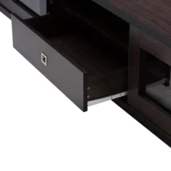 Beasley Cabinet With 2 Sliding Doors And Drawer TV Stand For TVs Up To 70" Dark Brown - Baxton Studio 6 Beasley Cabinet With 2 Sliding Doors And Drawer TV Stand For TVs Up To 70" Dark Brown - Baxton Studio -Urban Dwell Gear Outlet Store GUEST 8e2b4259 667f 41dd 990b 486bdb51b1ff