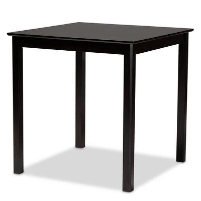 5pc Fenton Fabric Upholstered And Wood Pub Dining Set Dark Brown - Baxton Studio 2 5pc Fenton Fabric Upholstered And Wood Pub Dining Set Dark Brown - Baxton Studio - Image 2