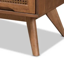 Barrett Wood And Synthetic Rattan 4 Drawer Chest Walnut Brown - Baxton Studio -Urban Dwell Gear Outlet Store GUEST 8f064e90 13c7 4e24 bd6e 7c550c70f0a3