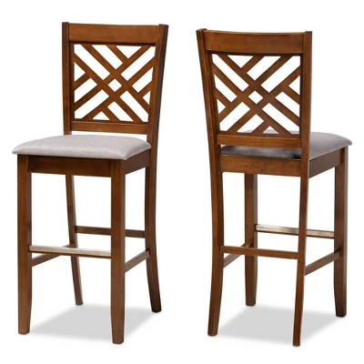 Set Of 2 Jason Barstool - Baxton Studio 9 Set Of 2 Jason Barstool - Baxton Studio - Image 9