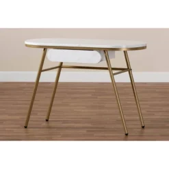 Mabel Metal Console Table With Faux Marble Tabletop Gold - Baxton Studio 13 Mabel Metal Console Table With Faux Marble Tabletop Gold - Baxton Studio -Urban Dwell Gear Outlet Store GUEST 8fad4eed e57b 4dcf b6d5 ebf172a7bc4f
