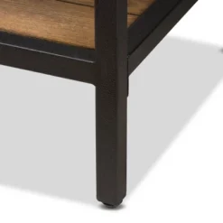 Caribou Rustic Industrial Style Oak Wood And Metal Finished Console Table Black - Baxton Studio 10 Caribou Rustic Industrial Style Oak Wood And Metal Finished Console Table Black - Baxton Studio -Urban Dwell Gear Outlet Store GUEST 91ecd59b 47b0 4bf1 b9f7 00bc32255755