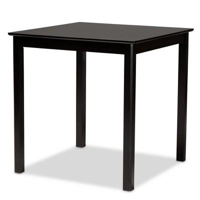 5pc Arden Upholstered Wood Pub Counter Height Dining Set Gray/Espresso - Baxton Studio 7 5pc Arden Upholstered Wood Pub Counter Height Dining Set Gray/Espresso - Baxton Studio - Image 7