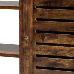 Wayland Rustic Wood And Metal 1 Door Shoe Storage Cabinet Brown/Black - Baxton Studio 13 Wayland Rustic Wood And Metal 1 Door Shoe Storage Cabinet Brown/Black - Baxton Studio -Urban Dwell Gear Outlet Store GUEST 9267453a 98d5 44c5 979e 4e252ec4b5ed