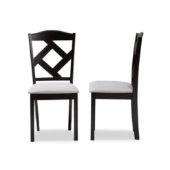 Set Of 2 Ruth Espresso Finished Dining Chair Gray/ Brown - Baxton Studio 9 Set Of 2 Ruth Espresso Finished Dining Chair Gray/ Brown - Baxton Studio -Urban Dwell Gear Outlet Store GUEST 926a796c f535 4662 8457 1778624727ac