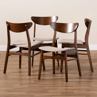 Set Of 4 Parlin Dining Chair - Baxton Studio 4 Set Of 4 Parlin Dining Chair - Baxton Studio - Image 4