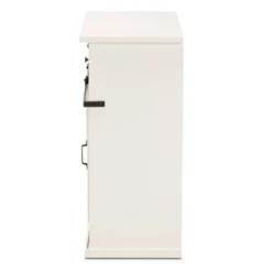 Nadia Wood And Metal 2 Door Sideboard Buffet White/Black - Baxton Studio -Urban Dwell Gear Outlet Store GUEST 96307173 33ea 41d7 a44a ed30ff42726b