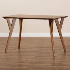 Sahar Mid-Century Wood Dining Table Walnut/Brown - Baxton Studio -Urban Dwell Gear Outlet Store GUEST 9685d5c1 af53 4d19 9a96 e421205ed768