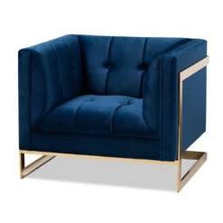 Ambra Velvet Armchair - Baxton Studio -Urban Dwell Gear Outlet Store GUEST 9750ae61 fefd 472b 9100 b5ce71d2a875