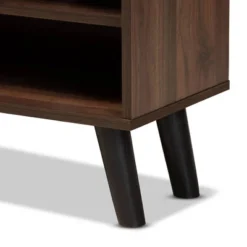 Mallory Two-Tone Wood TV Stand For TVs Up To 50" Gray/Walnut - Baxton Studio -Urban Dwell Gear Outlet Store GUEST 97e009ed 5599 4bd8 b61f 2640f425d7d8