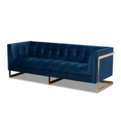 Ambra Velvet Sofa - Baxton Studio -Urban Dwell Gear Outlet Store GUEST 984422fa 480f 4a5a aeb6 6075a7301053