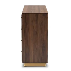 Cormac Wood And Metal 8 Drawer Dresser Walnut Brown/Gold - Baxton Studio 10 Cormac Wood And Metal 8 Drawer Dresser Walnut Brown/Gold - Baxton Studio -Urban Dwell Gear Outlet Store GUEST 98ad39fe 2af4 4adf 81f4 aa7fd885537b