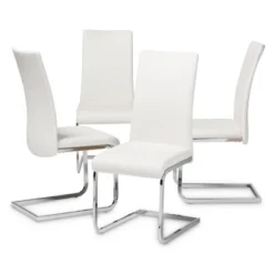 Set Of 4 Cyprien Modern And Contemporary Faux Leather Upholstered Dining Chairs - Baxton Studio -Urban Dwell Gear Outlet Store GUEST 99156360 0933 4caa 868b 938510b575f9