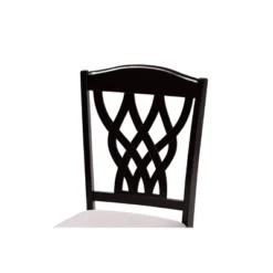 7pc Salem Fabric Upholstered And Wood Dining Set - Baxton Studio -Urban Dwell Gear Outlet Store GUEST 9953804a b274 415f 9a17 9e47719f30bb