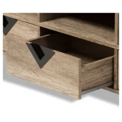 Wales Modern And Contemporary TV Stand For TVs Up To 55" Light Brown - Baxton Studio -Urban Dwell Gear Outlet Store GUEST 998a6352 e214 47fd 8146 790ed35f60e9