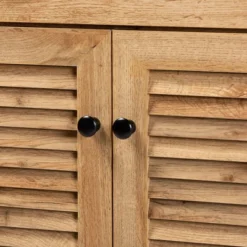 Coolidge Wood 5 Shelf Storage Cabinet Oak Brown - Baxton Studio -Urban Dwell Gear Outlet Store GUEST 9b762b9f 2cab 42b5 ba38 1decf7227e78