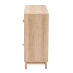 Elsbeth Wood And Natural Rattan 3 Door Sideboard Light Brown/Natural Brown - Baxton Studio -Urban Dwell Gear Outlet Store GUEST 9d0b92e2 93c5 4303 80f2 381f3b181616