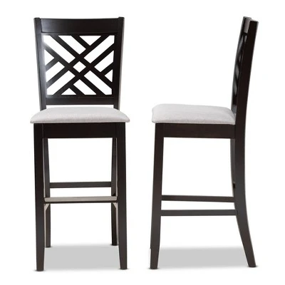 Set Of 2 Jason Barstool - Baxton Studio 2 Set Of 2 Jason Barstool - Baxton Studio - Image 2
