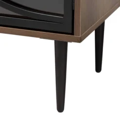 Carter Wood And Metal 2 Door Sideboard Dining Cabinet Walnut Brown/Black - Baxton Studio -Urban Dwell Gear Outlet Store GUEST 9ed1e2ca 0c0c 4d02 ab03 92d7297732be