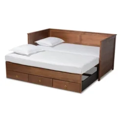 Twin To King Thomas Expandable Daybed With Storage Drawers - Baxton Studio 16 Twin To King Thomas Expandable Daybed With Storage Drawers - Baxton Studio -Urban Dwell Gear Outlet Store GUEST 9f8b6337 cdf0 4c09 9429 502368ce5e69