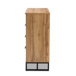 Franklin Wood And Metal 5 Drawer Bedroom Chest Oak/Black - Baxton Studio 9 Franklin Wood And Metal 5 Drawer Bedroom Chest Oak/Black - Baxton Studio -Urban Dwell Gear Outlet Store GUEST a32757c1 6b7b 4043 91a1 aedee56da6d9