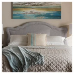 Queen Avery Modern And Contemporary Fabric Headboard Gray - Baxton Studio -Urban Dwell Gear Outlet Store GUEST a44e5fe0 e8a5 4660 912a 55953bc81ddd