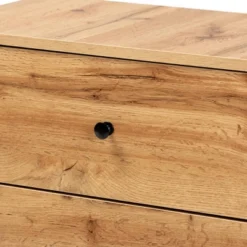 Decon Wood 3 Drawer Storage Chest Oak Brown - Baxton Studio -Urban Dwell Gear Outlet Store GUEST a636851b 692c 43db b9be 1c1ae19e2d6a