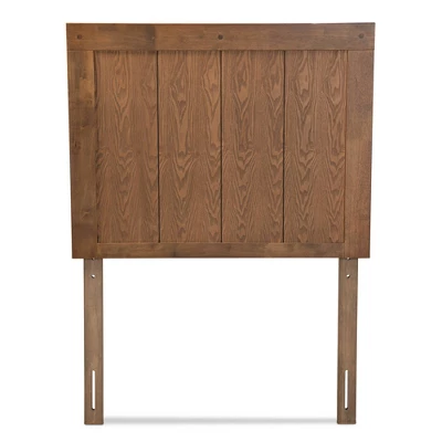 Patwin Wood Headboard Walnut - Baxton Studio 1 Patwin Wood Headboard Walnut - Baxton Studio