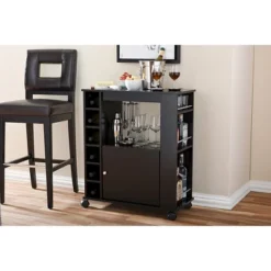 Ontario Modern & Contemporary Dark Brown Wood Modern Dry Bar & Wine Cabinet - Baxton Studio -Urban Dwell Gear Outlet Store GUEST a75f23fd 1191 42ad a9b8 81a609f729cd