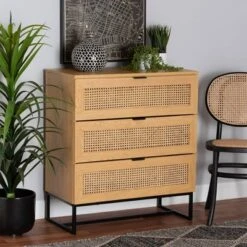 Sawyer Wood And Metal 3 Drawer Storage Cabinet With Natural Rattan Oak Brown/Black - Baxton Studio 10 Sawyer Wood And Metal 3 Drawer Storage Cabinet With Natural Rattan Oak Brown/Black - Baxton Studio -Urban Dwell Gear Outlet Store GUEST a7c7b625 a1b2 4ba8 b0e4 144310a364f5
