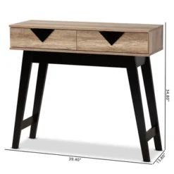 Wales Wood 2 Drawer Console Table Light Brown - Baxton Studio -Urban Dwell Gear Outlet Store GUEST a7d7cc12 19bb 4835 8b6d a815f1bd9c77