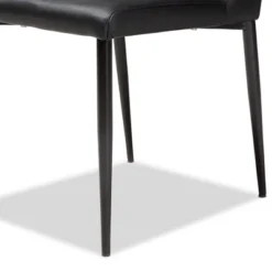 Set Of 4 Chandelle Modern And Contemporary Faux Leather Upholstered Dining Chairs - Baxton Studio