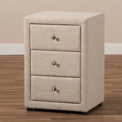 Tessa 3 Drawer Nightstand - Baxton Studio -Urban Dwell Gear Outlet Store GUEST a8b51e33 a8a8 45a3 8a24 178540439697