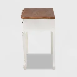 Sophie Small 3 Drawer Wood Console Table White/Brown - Baxton Studio 9 Sophie Small 3 Drawer Wood Console Table White/Brown - Baxton Studio -Urban Dwell Gear Outlet Store GUEST a97a09aa d876 404c 88fa 3d54834cf1d0