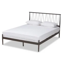 Samir Metal Platform Bed Black - Baxton Studio -Urban Dwell Gear Outlet Store GUEST a98256e9 5652 464b afb6 d5a84270fdc4