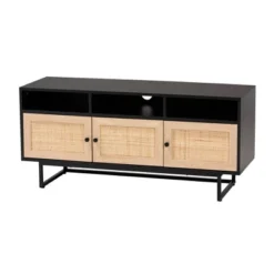 Declan Wood And Natural Rattan 3 Door TV Stand Espresso Brown/Black - Baxton Studio 10 Declan Wood And Natural Rattan 3 Door TV Stand Espresso Brown/Black - Baxton Studio -Urban Dwell Gear Outlet Store GUEST a9dd7b84 0829 4e79 bdbe b2e5c9ec2210