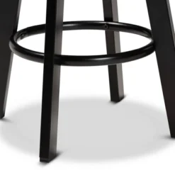 3pc Metal And Maritta Wood Height Adjustable Bar Pub Dining Set Walnut/Black - Baxton Studio -Urban Dwell Gear Outlet Store GUEST ac6b5403 aabb 41cd 826a 81dae0f113a3