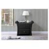 Victoria 2 Storage Drawer Nightstand - Baxton Studio