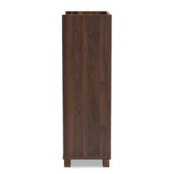 Carrie Walnut Finished Wood Wine Storage Cabinet Walnut - Baxton Studio -Urban Dwell Gear Outlet Store GUEST ae65592b 8ca0 46aa 96a4 2585006011bd