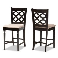 2pc Ramiro Wood Counter Height Barstools - Baxton Studio -Urban Dwell Gear Outlet Store GUEST af991d9e 3441 4a10 8506 14b71b1a7bec