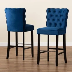 2pc Daphne Velvet Fabric Upholstered And Wood Counter Height Barstool Set - Baxton Studio 14 2pc Daphne Velvet Fabric Upholstered And Wood Counter Height Barstool Set - Baxton Studio -Urban Dwell Gear Outlet Store GUEST b0f71ee2 2020 41a9 8b9c 30d04c442d4b