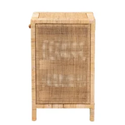 Bella Mahogany Wood And Natural Rattan 1 Drawer Nightstand Natural Brown - Baxton Studio -Urban Dwell Gear Outlet Store GUEST b1edb00a 673e 498a a7ef e00cd38c5999