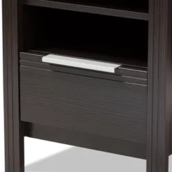 Hamish Modern And Contemporary Finished 1 Drawer Nightstand Dark Brown - Baxton Studio -Urban Dwell Gear Outlet Store GUEST b3686ba6 b283 4285 a90c d5d4d4db4524