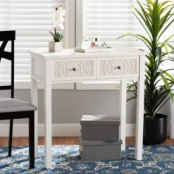 Lambert Wood 2 Drawer Console Table White - Baxton Studio 19 Lambert Wood 2 Drawer Console Table White - Baxton Studio -Urban Dwell Gear Outlet Store GUEST b4613142 c9b9 4c68 9b67 d113ab18ed2a
