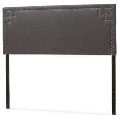 Geneva Modern And Contemporary Fabric Upholstered Headboard - Baxton Studio