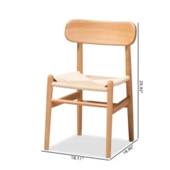 2pc Raheem Hemp And Wood Dining Chair Set Brown - Baxton Studio 15 2pc Raheem Hemp And Wood Dining Chair Set Brown - Baxton Studio -Urban Dwell Gear Outlet Store GUEST b4a16412 da52 4915 b447 29a8d6a75c0c