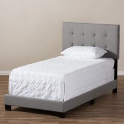 Twin Brookfield Modern And Contemporary Fabric Upholstered Bed - Baxton Studio 14 Twin Brookfield Modern And Contemporary Fabric Upholstered Bed - Baxton Studio -Urban Dwell Gear Outlet Store GUEST b55b4fe1 cd7d 4515 bb3e 6bf365a99b14
