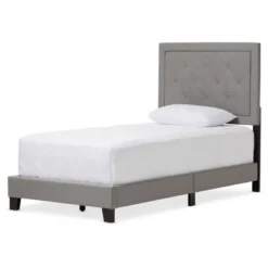 Paris Modern And Contemporary Linen Upholstered Tufting Platform Bed - Twin - Baxton Studio 11 Paris Modern And Contemporary Linen Upholstered Tufting Platform Bed - Twin - Baxton Studio -Urban Dwell Gear Outlet Store GUEST b5a7926e 416a 4f3f 8fae bcd2333f609a