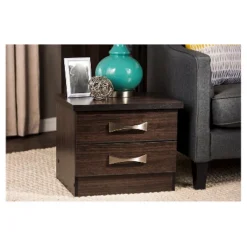 Colburn Modern And Contemporary 2 - Drawer Wood Storage Nightstand Bedside Table - Dark Brown Finish - Baxton Studio 5 Colburn Modern And Contemporary 2 - Drawer Wood Storage Nightstand Bedside Table - Dark Brown Finish - Baxton Studio -Urban Dwell Gear Outlet Store GUEST b5b8b54e 3f54 4064 9bca e013a53673b0